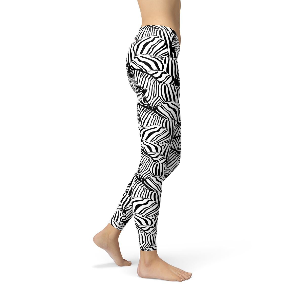 Womens Zebra Stripes Leggings