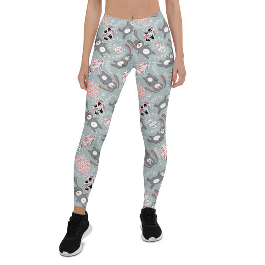 Cute Easter Bunny Leggings for Women