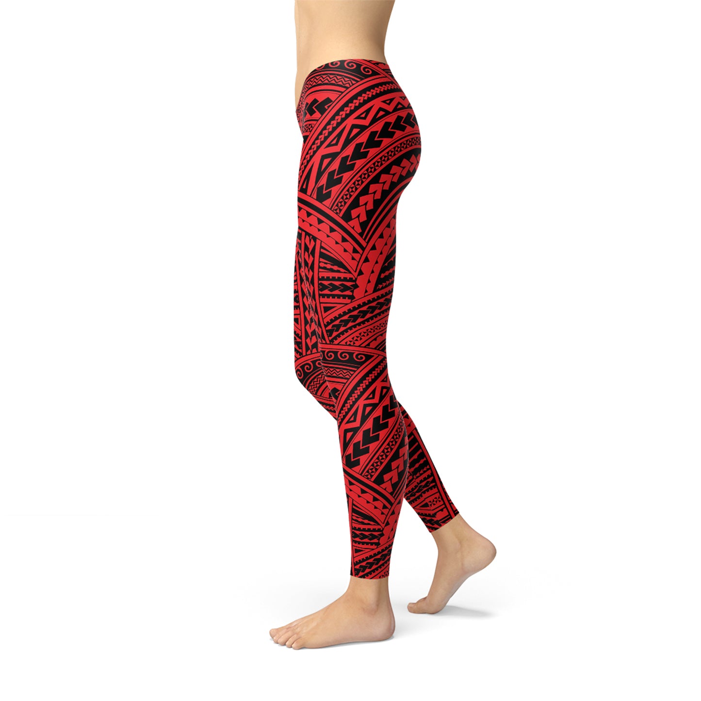 Red Maori Leggings