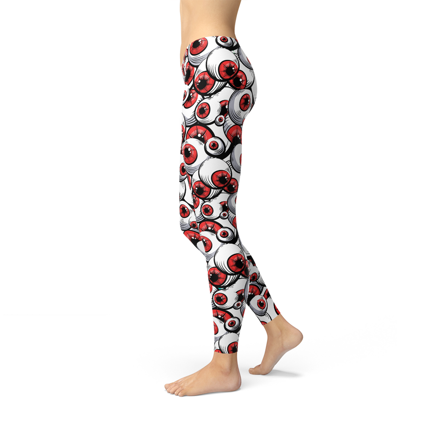 Womens Red Eye Balls Leggings