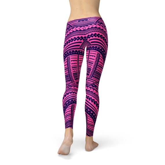 Purple Maori Leggings